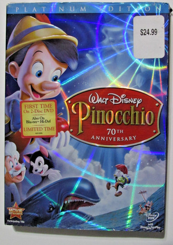 Walt disney pinocchio 70th - disney's,