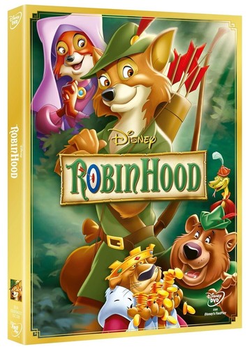 Dvd robin hood walt disney - hood,