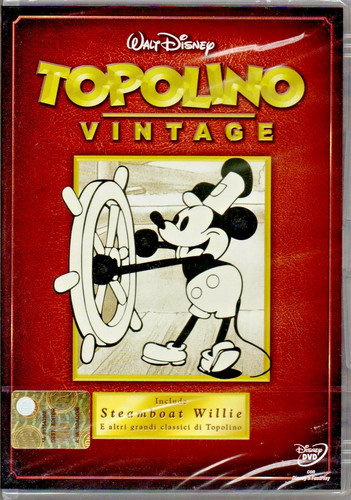 Dvd topolino vintage steamboat - topolino,